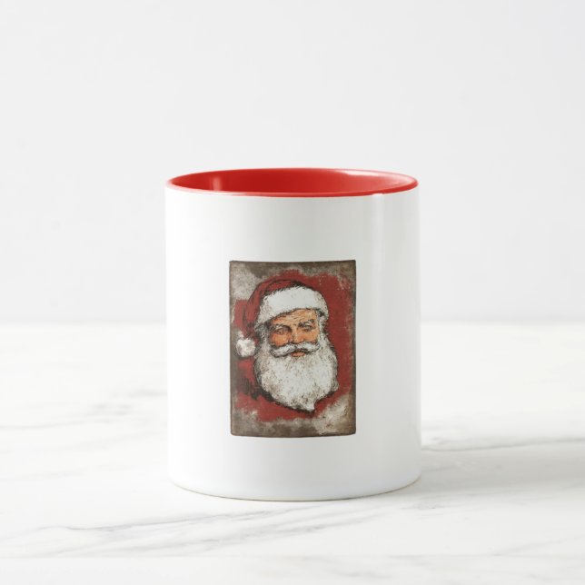 Vintage Tasse Santa Claus (Zentrum)