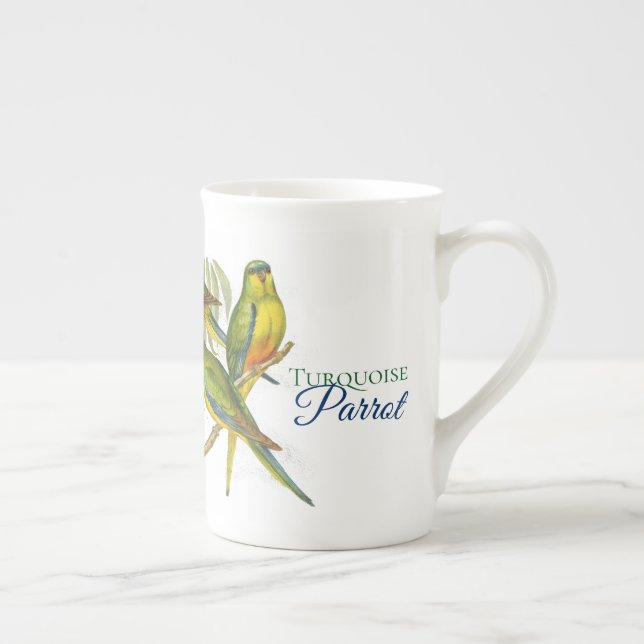 Vintage Tasse Türkis (Rechts)