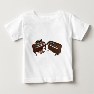 Vintage Tastaturen: 3D-Modell: Baby T-shirt