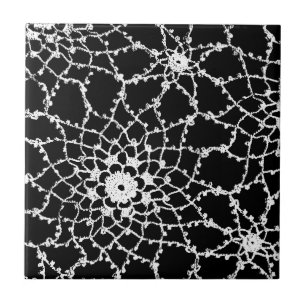 Vintage Tatted Spitze Fliese