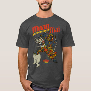 Vintage-Tattoo Sak Yant Muay Thai Tha Kunst der Ac T-Shirt