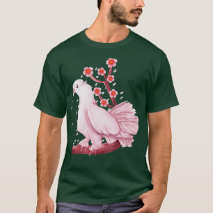 Vintage-Taube-Tauben-Vogel-Shirt-Geschenk Japanisc T-Shirt