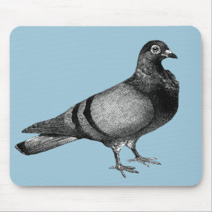 Vintage Taubengeschenke Mousepad