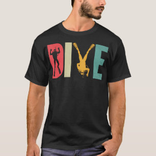 Vintage-Tauchen Retro-Ozean-Tauchen T-Shirt