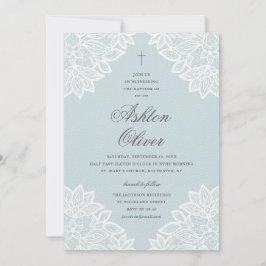 Vintage Taufe und Weihnachten Ankündigung