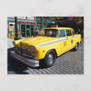 Vintage-Taxi-Postkarte! Postkarte