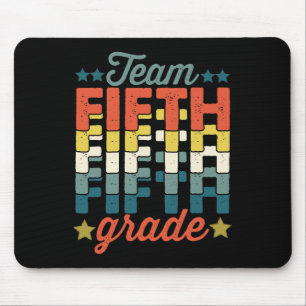 Vintage-Team 5. Fünfte Klasse Byck Zur Schule Lehr Mousepad