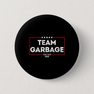 Vintage Team Garbyge Für Trump 2025 Button