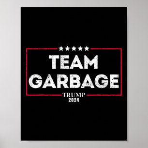 Vintage Team Garbyge für Trump 2025  Poster