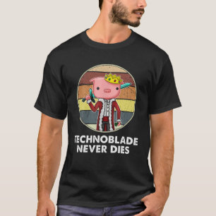 Vintage Technoblade sticht nie Outfits wie lustig T-Shirt