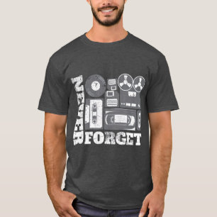 Vintage Technologie für Männer Frauen Vergessen Si T-Shirt