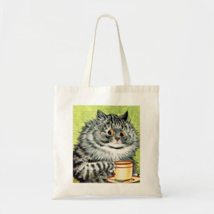 Vintage Tee-Schalen-Katzen-Taschen-Tasche Louis Tragetasche