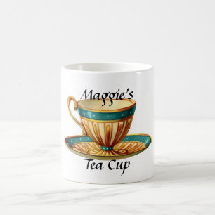 Vintage Tee-Schalen-Tasse Tasse