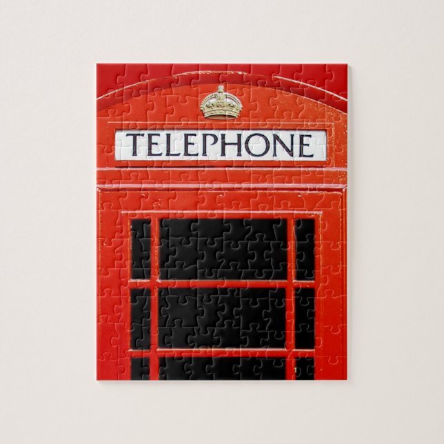 Vintage Telefon Booth Puzzle (Vertikal)
