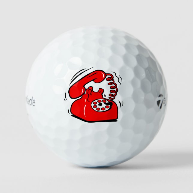 Vintage Telefon Golf   Golfball (Vorderseite)