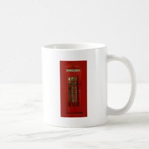 Vintage Telefonbox Kaffeetasse