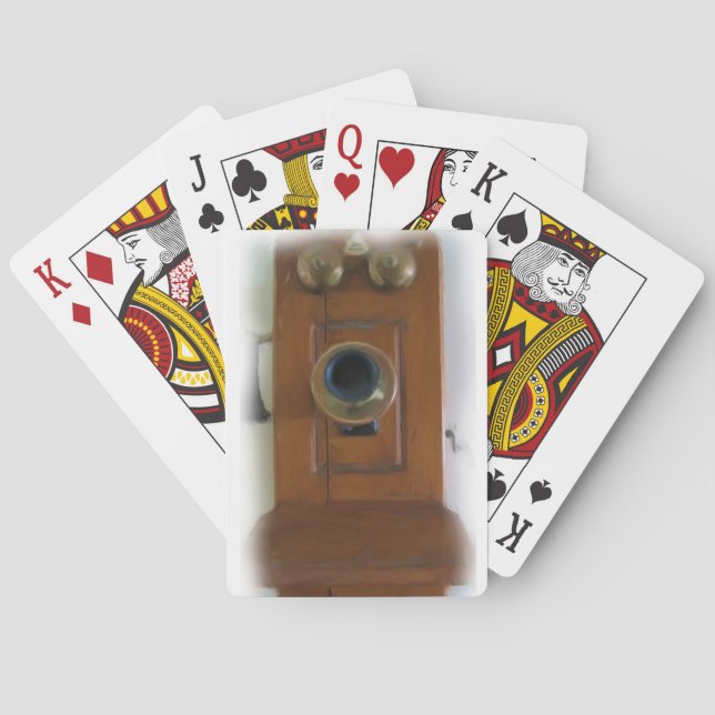 Vintage Telefonkarten Spielkarten (Rückseite)