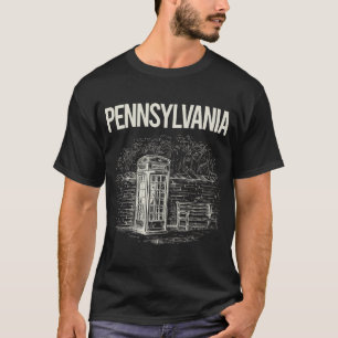 Vintage Telefonzelle Pennsylvania T-Shirt