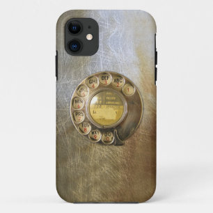 Vintage_Telephone_Dial 04 iPhone 11 Hülle