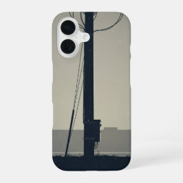 Vintage Telephone Pole Base iPhone 16 Hülle