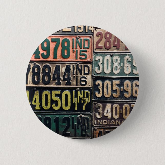 Vintage Teller Button (Vorderseite)