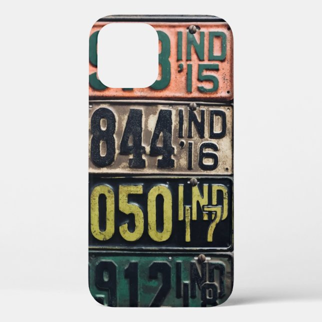 Vintage Teller Case-Mate iPhone Hülle (Rückseite)