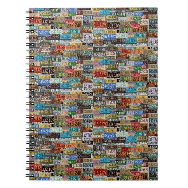 Vintage Teller Notizblock (Vorderseite)