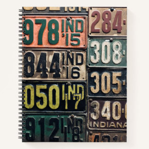 Vintage Teller Notizbuch