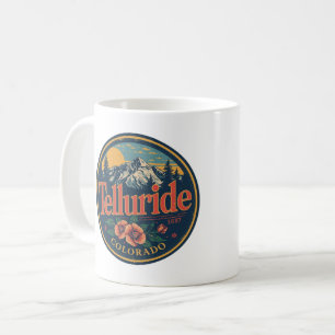 vintage Telluride colorado Natur Outdoor-Geschenke Kaffeetasse