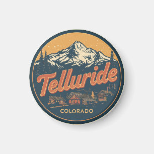 vintage Telluride colorado Outdoor-Hiking-Geschenk Magnet