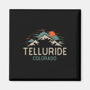 Vintage Telluride Colorado Retro Berg Magnet