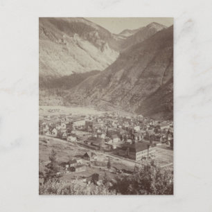 Vintage Telluride-Stadtansicht Postkarte