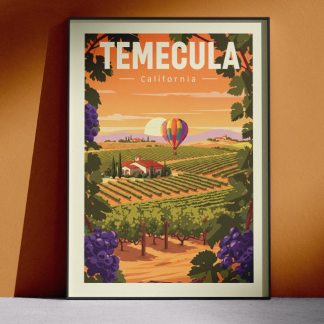 Vintage Temecula Kalifornien Poster (Von Creator hochgeladen)