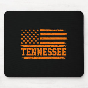 Vintage Tennessee-Flagge TN Orange State Stolz Män Mousepad