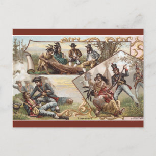 Vintage Tennessee Postkarte