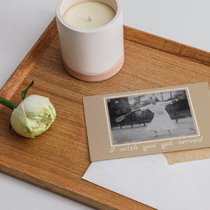 Vintage-Tennis-Geburtstag  – Lustiger Wimbledon  Karte