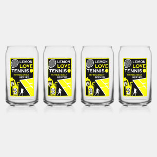 Vintage-Tennis-Limonade Dosenglas