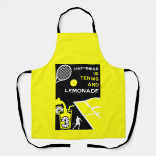 Vintage-Tennis-Limonade Schürze