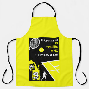 Vintage-Tennis-Limonade Schürze