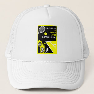 Vintage-Tennis-Limonade Truckerkappe