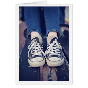 Vintage Tennis-Schuhe verblaßten