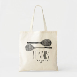 Vintage Tennisrackets - Tennis Irgendjemand? Tragetasche