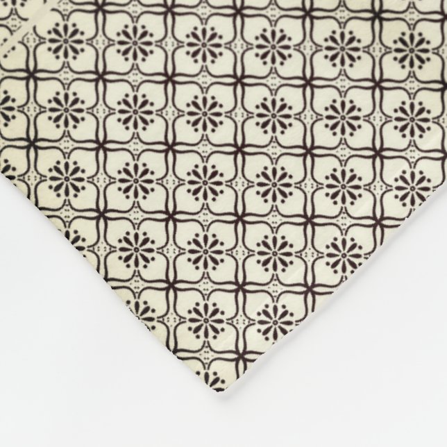Vintage-Teppichmuster-Decke Fleecedecke (Ecke)