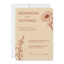 Vintage-Terrakotta-Blumenhochzeit-Elegant Minimali