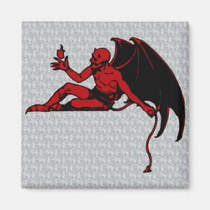 Vintage Teufel Magnet
