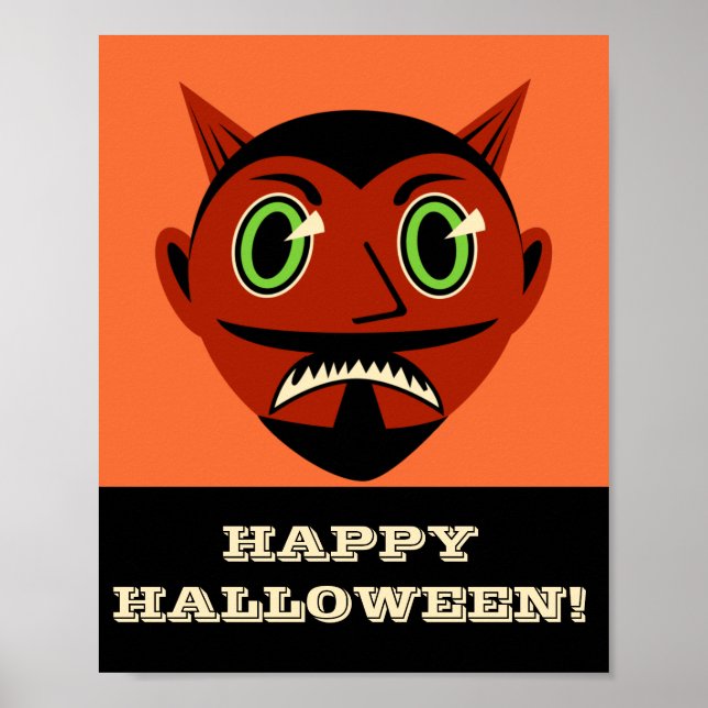 Vintage Teufel Poster (Vorne)