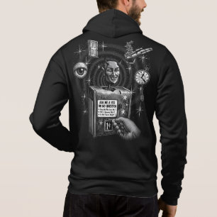 Vintage-Teufelsglücksmaschine-Hoodie Hoodie