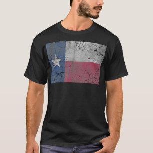 Vintage Texas-Flagge Retro-Fade Männer Frauen Kind T-Shirt