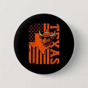 Vintage-Texas-Grafik Texas-Liebhaber Männer Frauen Button