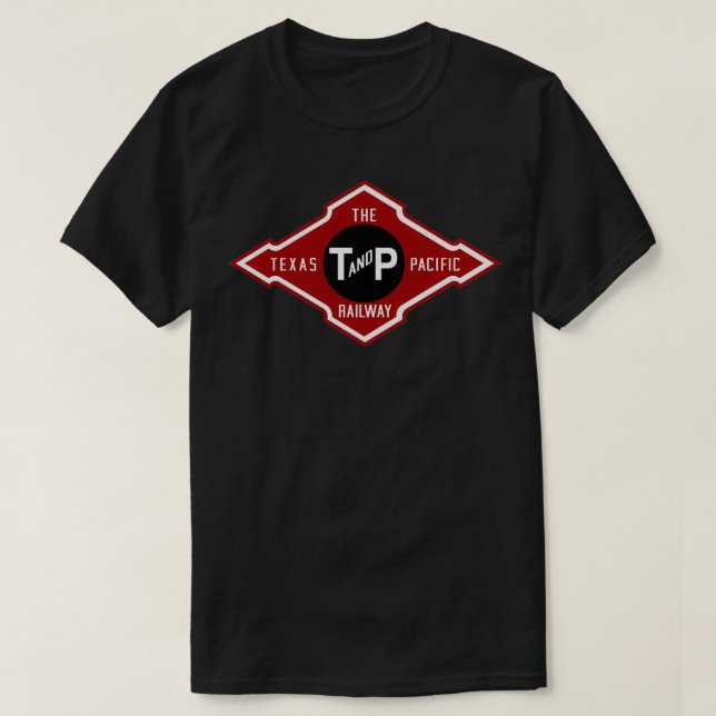 Vintage Texas Pacific Railway T-Shirt (Design vorne)